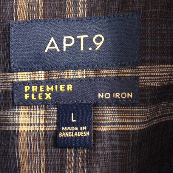APT 9 long sleeve shirt SIZE L - Picture 3 of 4